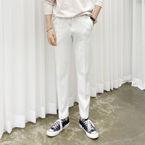 아도르클래식 밴딩 고무줄 스판 슬랙스 바지