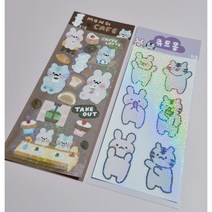 몽구름 씰스티커 2종, 큐트몽