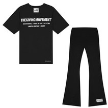 여성정장브랜드 트위드셋업 tgm activewear 플레어 레깅스 요가 바지와 반팔 용