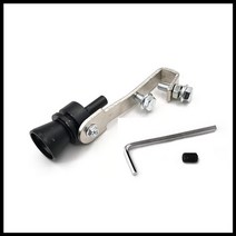car couple 수정 된 터빈 휘슬 배기 파이프 사운더 for toyota fj cruiser rav4 crown vios land 진동 소음 감소 배기음 튜닝, 검은색