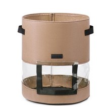 콩나물 키우기 온실 유리 수경재배 만들기 포도 봉지 샤인머스켓 고추 수박 받침대 배 복숭아 왕겨 볏단 끈걸이 과수 지지대 방울토마토새로운 디자인 식물 성장 가방 홈 정원 감자, 노란색, 1-35dx45h(10gal)