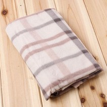 체크 휴대 가정 학교 여행지 무릎담요 베이지 110cm 차량담요 사무실담요 겨울담요 병원담요 아동담요