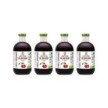 조지아스내추럴 유기농 NFC 타트체리주스 1 000ml, 4병, 1000ml