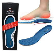 메가온 발이 편한 기능성 쿠션 깔창 스포츠 등산 운동화 신발 인솔