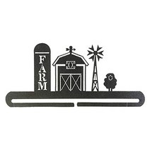 Ackfeld Manufacturing 12in Barn And Silo Split Bottom Hanger Charcoal, 1