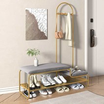 벤치 수납장 신발장 북유럽 가방걸이 옷걸이 수납함, 60cm 신발 의자