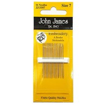 John James 영국 존 제임스 자수바늘 0.3x38mm 16 세트 7호