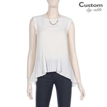 플리츠 튜닉 블라우스_[C1905BL115B]