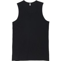 커스텀어클락 레이어드 슬리브리스 티 블랙 LAYERED SLEEVELESS TEE BLACK