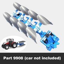 콤바인 트랙터 경운기 RC 자동차 원격 제어 농장 트랙터 농업 트레일러 LED 27MHZ 라디오 농부 합금 트럭 전자 용 선물, 14.Part 9빈티지8