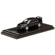 Hobby JAPAN 하비 재팬 HJ64011CBK 1/64 미츠비시 랜서 GSR 에볼루션IV CN9A 커스텀 버전 필레네블랙 [다이캐스트 미니카], 단일