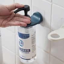 PKFARM 다용도 손소독제걸이 샴푸걸이 린스걸이 벽부착 거치 홀더 공중, 2Ea, 랜덤발송