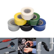 와이지알씨 실리콘 테이프 배관배수 전기절연 방수 긴급복구용, 실리콘 방수 테이프 25mm X 3M 검정