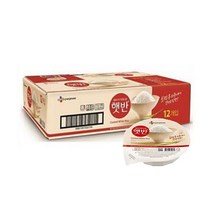 햇반 백미밥, 200g, 12개