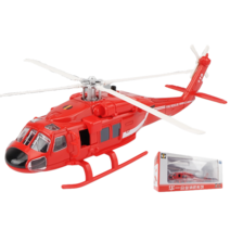 블랙호크 UH-60 헬리콥터 다이캐스트 헬기 모형 자동차 장식 수집 키덜트 비행기, UH-60 소방헬기 헬리콥터