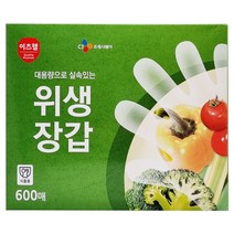 cj 이츠웰위생장갑 600매, 4개