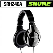 SHURE SRH240A 헤드폰 후속 모니터링 모니터 슈어헤드폰 SRH240 전문가용 헤드폰 헤드셋