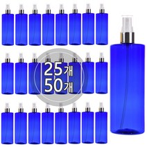 [25개묶음판매] 금속스프레이 120ml 150ml 200ml 250ml 300ml 500ml 스프레이공병 미스트용기, 500ml 각청색용기, 골드캡, 25개