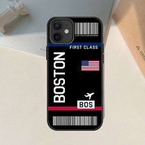 시카고밴더 보스턴 뉴욕 마이애미 시카고 비행 티켓 소프트 TPU 커버 폰 케이스 Apple IPhone 11 Pro XS MA, 02 a2_13 for iPhone 5 5s SE