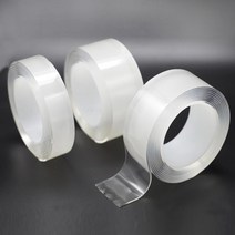 소유 다목적 방수테이프 초강력 실리콘 겔 욕실 틈새 보수 곰팡이 방지 투명 단면 양면, 100mm(폭) x 10M(길이)