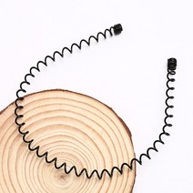 철사 스프링 물결 머리띠 남성 남여공용 세안 머리띠 스프링머리띠 _ 7501209EA