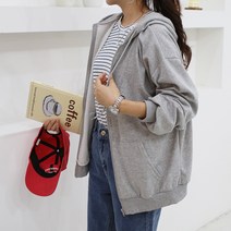 [쏭스타일] 델리오버핏후드집업