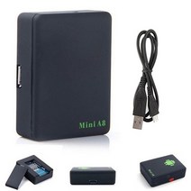 배회감지기 위치추적기 초소형 소형 치매 고양이 자전거 차량 a8 gsm gprs gps lbs global locator real mini time car kid a8 추적, 검은색, 1개