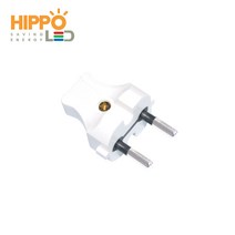 국산 무접지 플러그 220V 10개 일자 사시꼬미 싸시꼬미 히포 KS인증 GP-2000, 히포 무접지 플러그 220V 10개씩