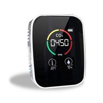 5in1 CO2 미터 디지털 온도 습도 센서 테스터 다기능 대기질 모니터 이산화탄소 TVOC HCHO 감지기, CHINA, 3 in 1 White