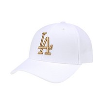 Yankees MLB 야구모자 남녀 공용 조절 가능(55CM-61CM) 차양 모자-LA 버전, 4