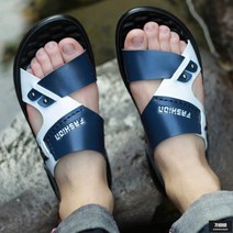 가바바 남성 신발 색감이 포인트 가죽 트렌디한 여름 샌들 G50537