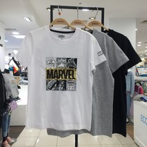 유솔 동아백화점 수성점(드디어 재입고 시즌 OFF 50%하네~~)수성점 마블 스팽글 반팔 티셔츠 RA20406