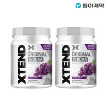 엑스텐드 BCAA 50서빙 포도맛 2통 + 쇼핑백 증정, 포도맛 1통+오렌지맛 1통+쉐이커 증정