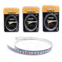 코메론 메저밴드 줄자 1M 2M 3.5M 눈금 자 양면 테이프 도면 작업대 전동 원형톱, ( 3.5M KMF_35 )