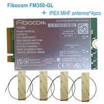 Fibocom FM350-GL DW5931e 5G M.2 모듈 델 래티튜드 7440 9330 노트북용 인텔 솔루션 5000 gl, 02 DW5931e 4antenna