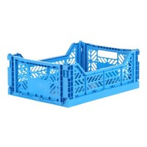 아이카사 폴딩박스 M blue 블루 수납박스 수납바구니 수납함 정리함