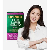 [닥터프리오] 더다른 리스펙타 여성 유산균 질 건강 기능성 락토페린, 리스펙타 여성 유산균  3개월분