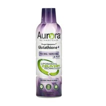 오로라 뉴트라사이언스 메가-리포소멀 글루타치온 750 mg - 480ml / Aurora Nutrascience Mega-Liposomal Glutathione 16 fl oz