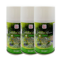아로마에어 방향제 자동분사기 리필 캔, 280ml, 3개, 가든플라워