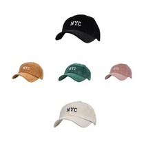 이지리치 남녀공용 골덴 NYC 야구모자 단체모자제작 남성캡모자