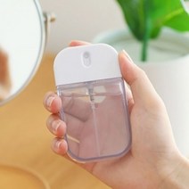 스퀘어 스프레이 공병 투명 손소독제 향수 리필용기, 20개