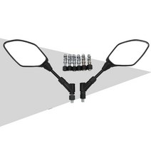 호환용혼다 그롬 MSX125 MSX125SF MSX 125 SF 125SF 오토바이 백미러 사이드 미러 백미러 액세서리, 01 Bla재료
