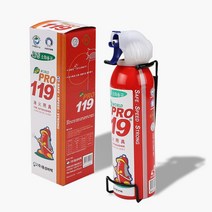 스프레이식 휴대용소화기 255ml(소형) 월드프로119 국산 차량용 가정용 쇼파 커텐