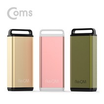 Coms AOCS4412 리큐엠 손난로 5200mAh 보조배터리 로즈골드, 1개