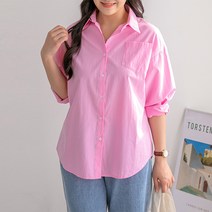 [나크21] (55~99) 화사한 컬러 베이직 셔츠 DM31-T-90
