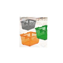 딸기농장 시장 슈퍼마켓바스켓 아이스크림할인매장 폴딩카트 시장바구니카트 장바구니카트 마트쇼핑카트, 시장바구니 회색