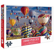 퍼즐1000피스 스트레스해소 수집용 퍼즐맞추기, CQ.베이지컬러풀한세상, 개
