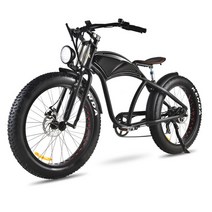 전기자전거 전기자전거렌탈 새로운 디자인 26 인치 큰 타이어 장거리 ebike 강력한 모터 전자 자전거 전기, 03 Black, 01 501-750w