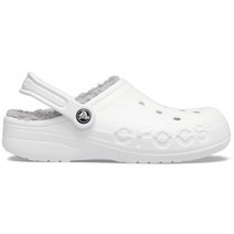 크록스(CROCS) 바야 라인드 클로그 샌들 화이트 남성 여성 털크록스(CROCS) 겨울 슬리퍼 205969-11H
