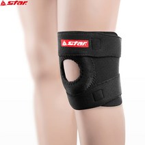 스타스포츠 스타 무릎보호대 XD306N-03 (검정), 단품
